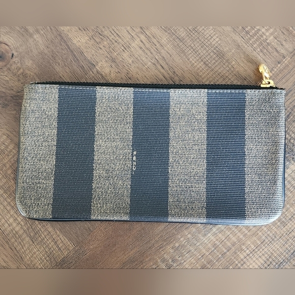 Fendi Pequin Canvas Zip Pouch - Picture 6 of 13